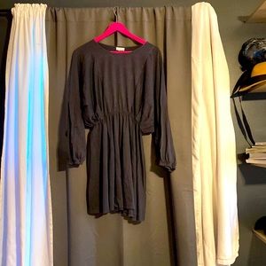 Small 3/4 sleeve black dress